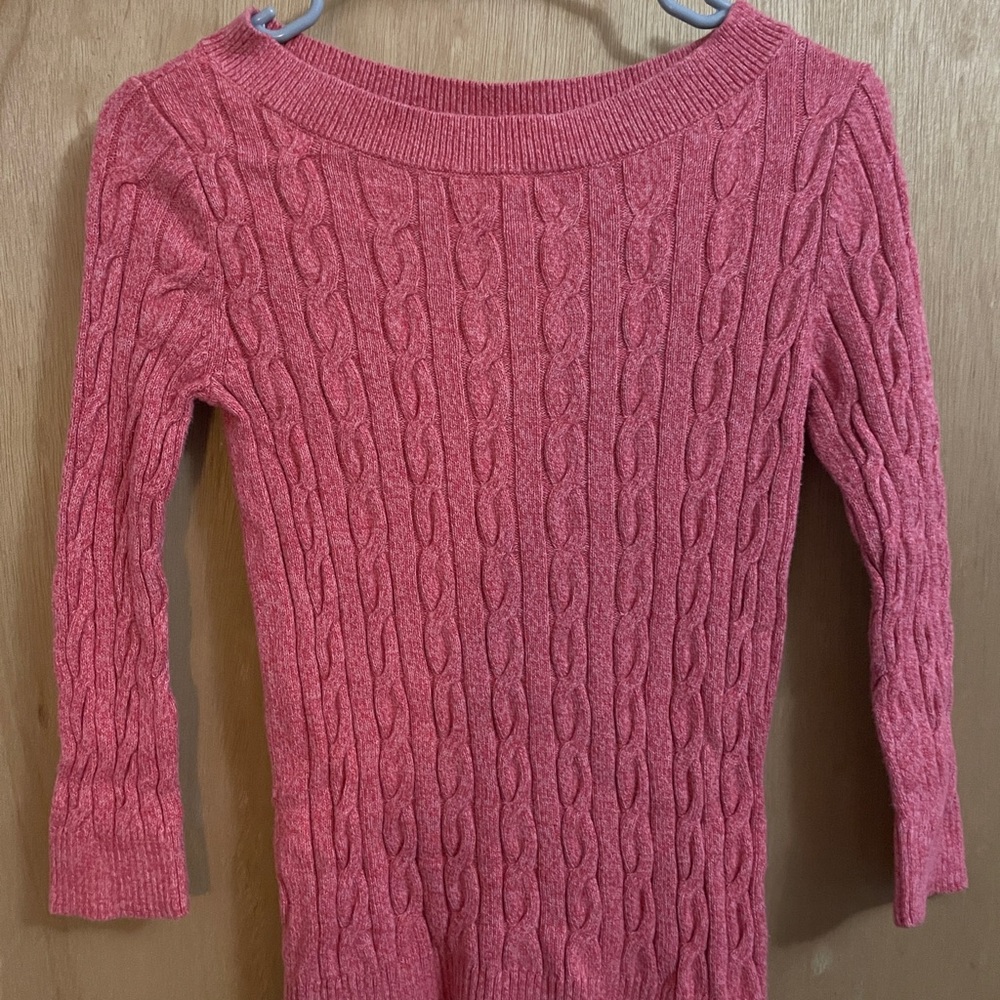 Ann Taylor Loft Sweater- Coral
